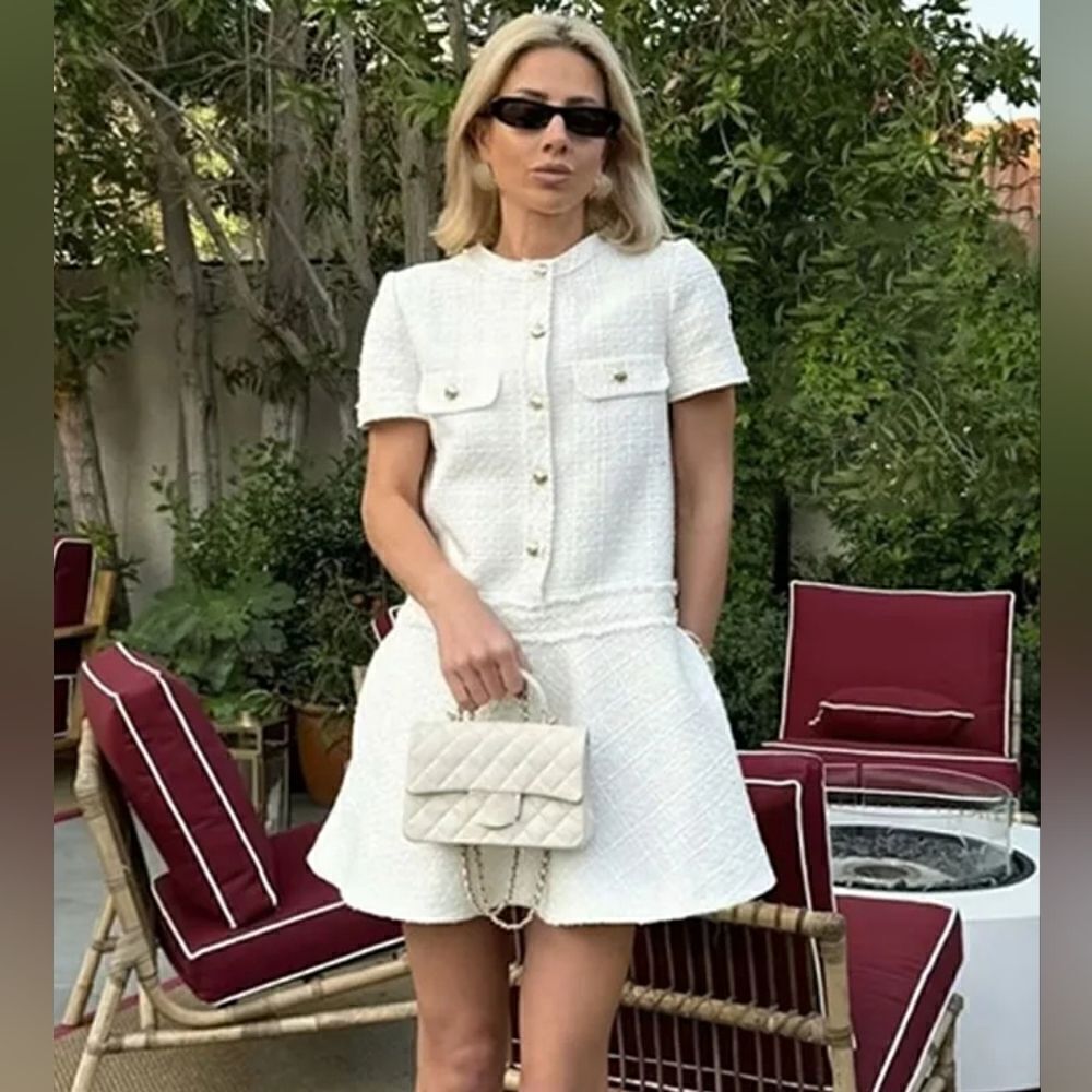 BLoggers fav Zara SHORT STRUCTURED DRESS ZW COLLECTION